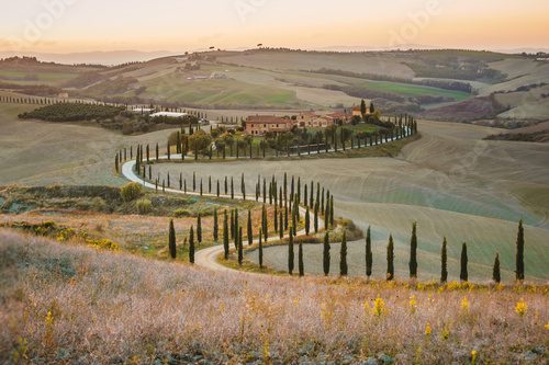 Fototapeta Country landscape in Tuscany, Italy